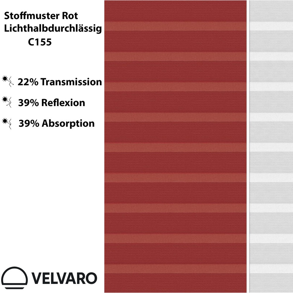 Plisseerollo mit transparentem Stoff – ideal für helle, freundliche Wohnräume