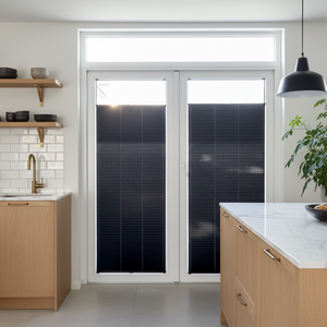 Plissee in der Küche