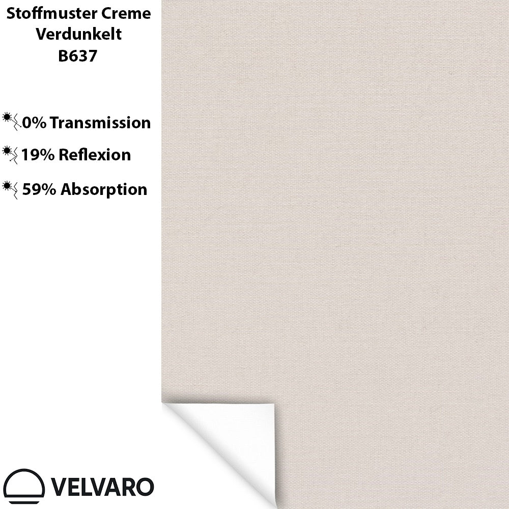 Blickdichtes Rollo mit Führungsschienen in Wohnumgebung