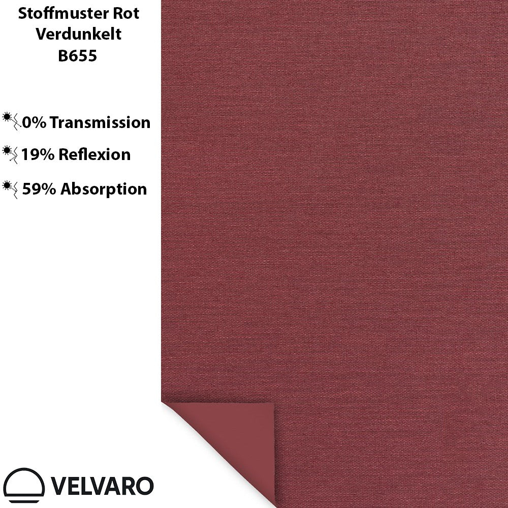 Komplett verdunkelter Raum durch blickdichtes Rollo