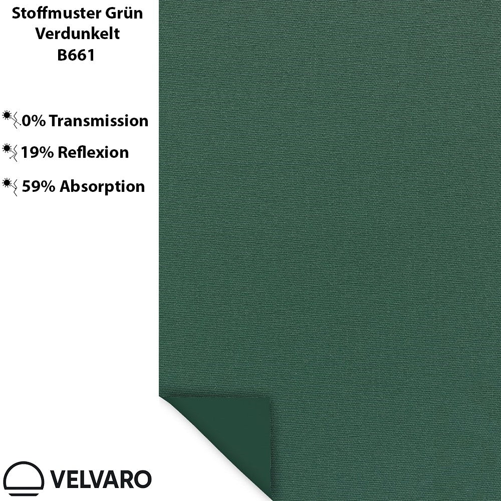 Robustes Verdunkelungsrollo, direkt am Fenster installiert