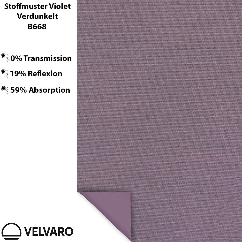 Lichtdichtes Rollo nach Maß am Fenster