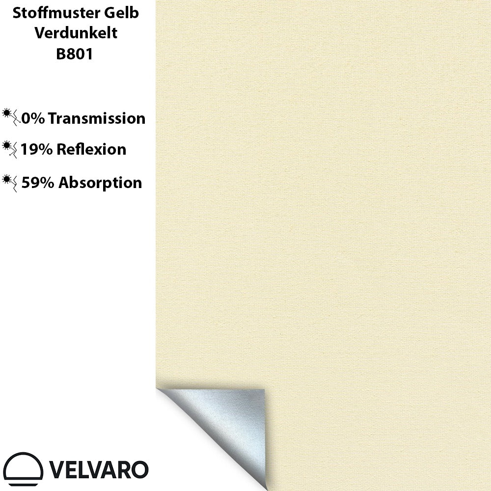 Kompakte Kassette mit Seitenschienen am Fenster