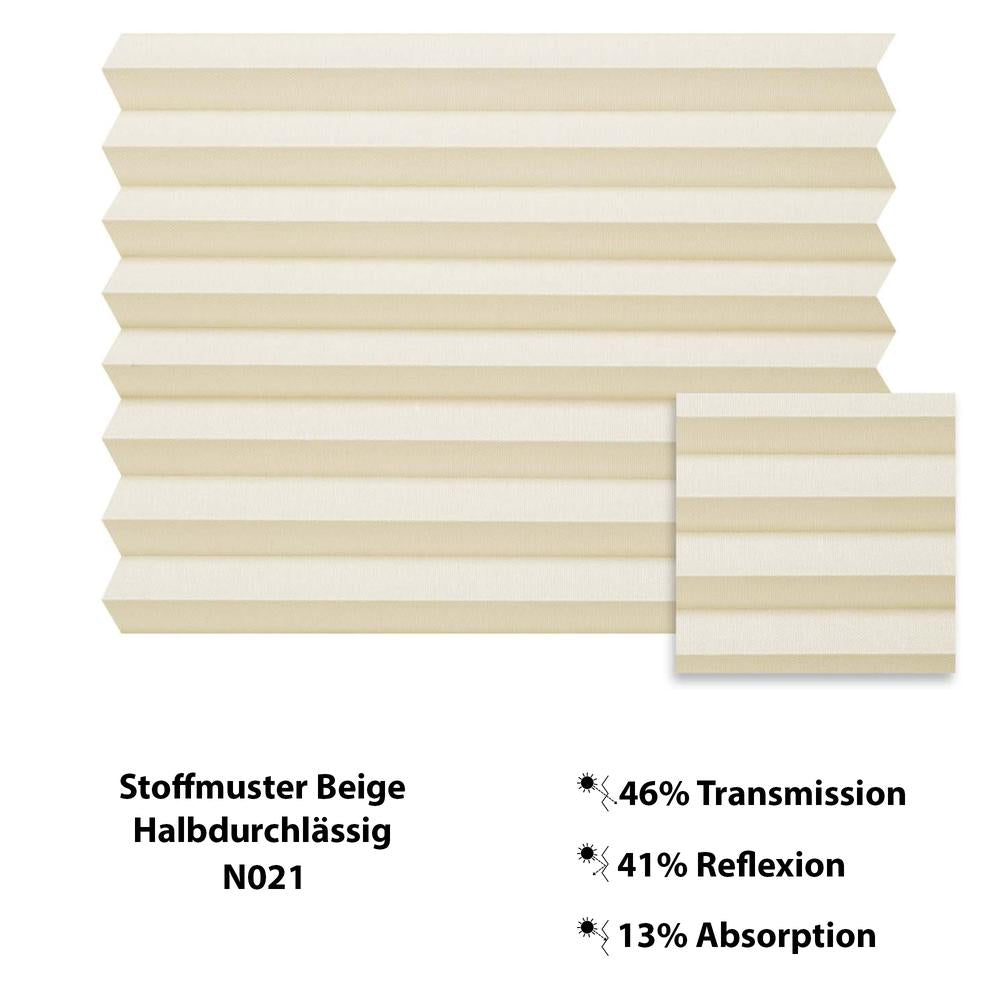 Plissee zum Klemmen für Mietwohnungen – rückstandslos entfernbar