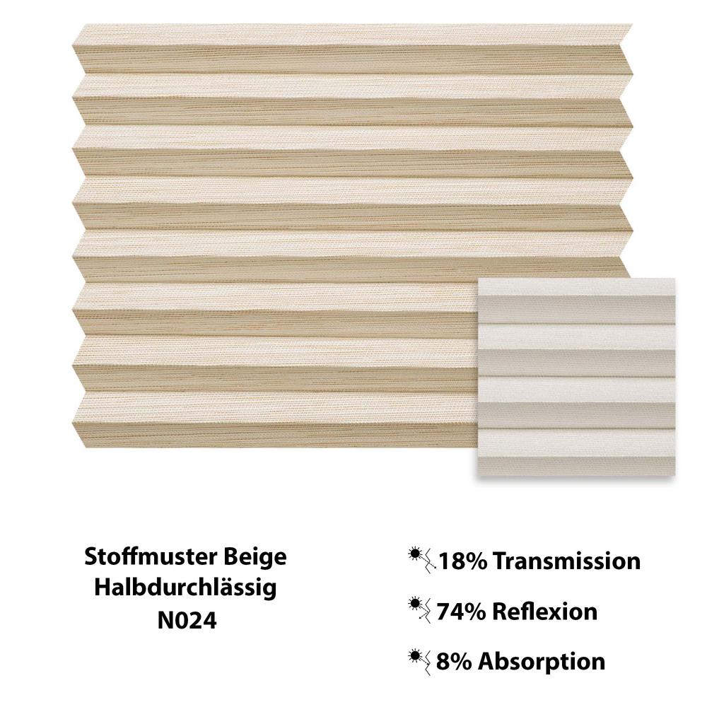 Maßplissee mit verdunkelndem Stoff – funktional und modern zugleich