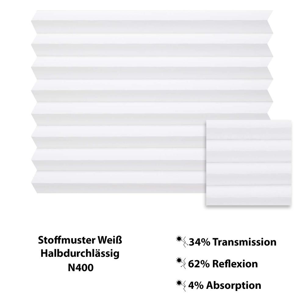 Lichtdurchlässiges Plissee mit Strukturstoff – stilvoller Sichtschutz für Wohnräume