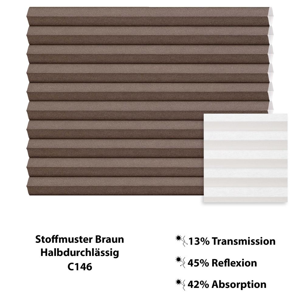 Maßplissee in Leinenoptik – verbindet Natürlichkeit mit modernem Design